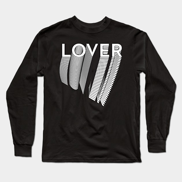 Lover 04 Long Sleeve T-Shirt by Julia Newman Studio